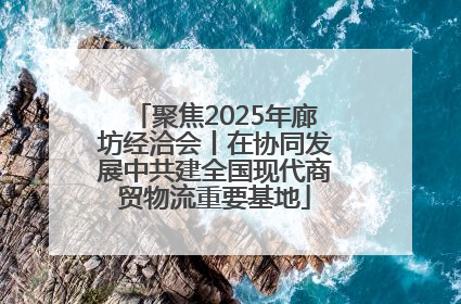 聚焦2025年廊坊经洽会丨在协同发展中共建全国现代商贸物流重要基地