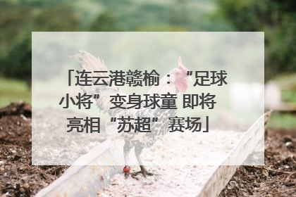 连云港赣榆：“足球小将”变身球童 即将亮相“苏超”赛场