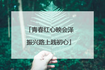 青春红心映会泽 振兴路上践初心