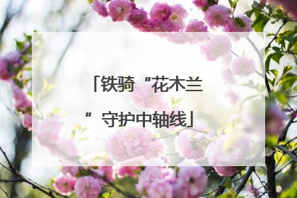 铁骑“花木兰”守护中轴线