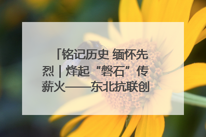 铭记历史 缅怀先烈｜烽起“磐石”传薪火——东北抗联创建地的振兴新篇