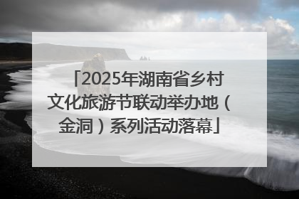 2025年湖南省乡村文化旅游节联动举办地（金洞）系列活动落幕