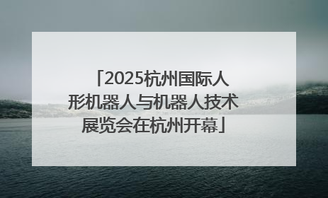 2025杭州国际人形机器人与机器人技术展览会在杭州开幕
