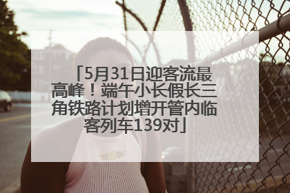 5月31日迎客流最高峰！端午小长假长三角铁路计划增开管内临客列车139对